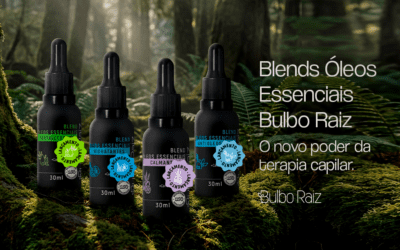 Blends Óleos Essenciais Bulbo Raiz: o novo poder da terapia capilar