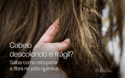 Cabelo descolorido e frágil? Saiba como recuperar a fibra no pós-química